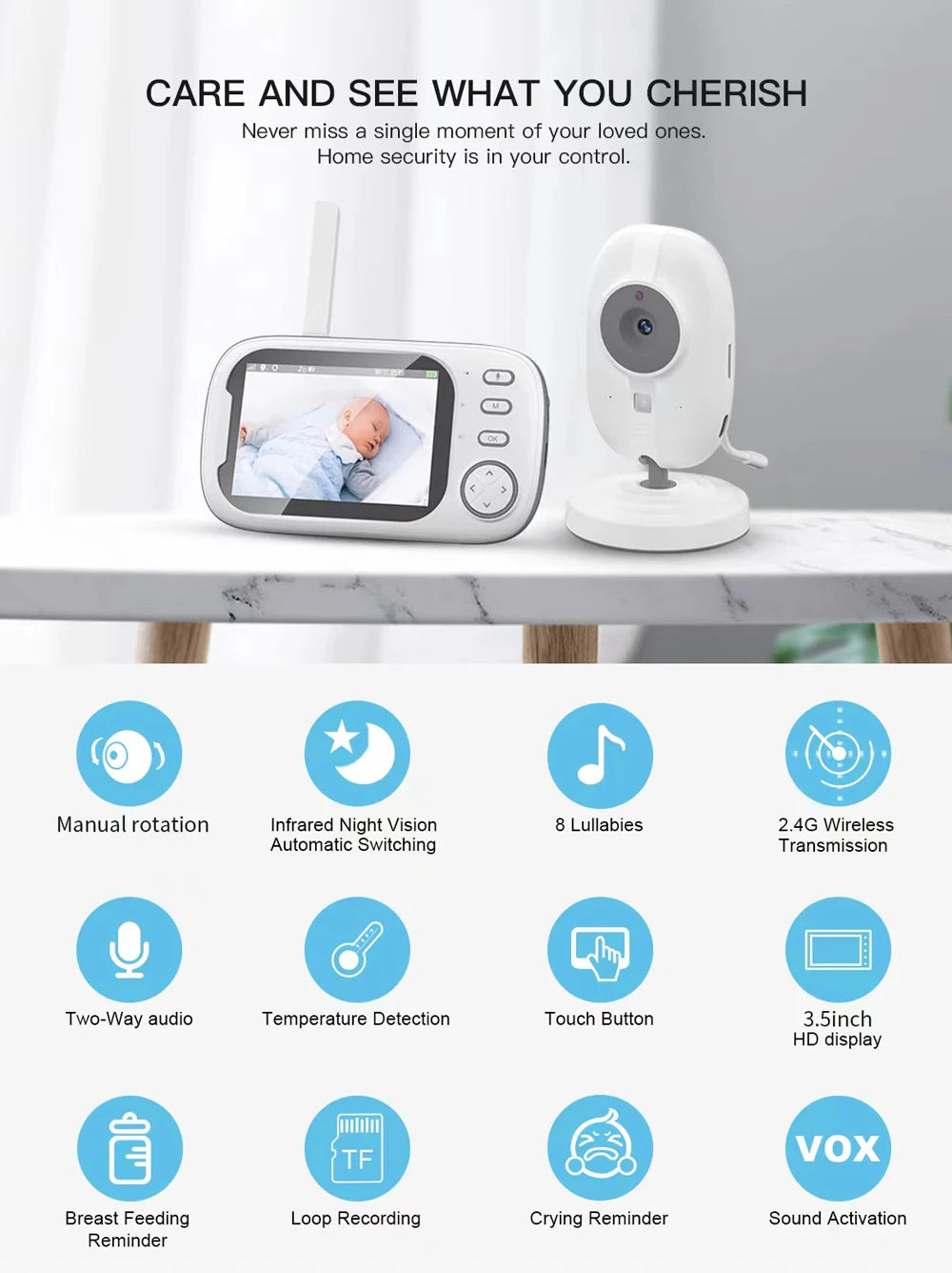 Wireless Video Baby Monitor - Banshii